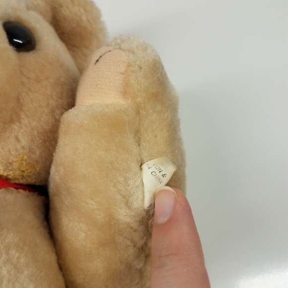 Vintage Tan Snowflake Bear - Picture 9 of 11